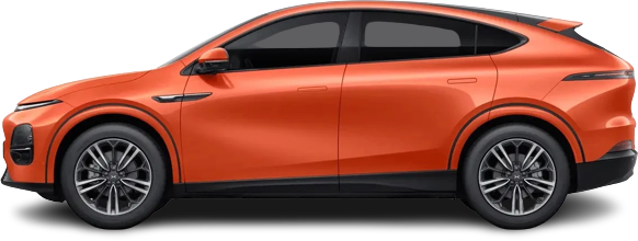 Side view photo of XPENG G6 AWD Performance (2024-...) on transparent background