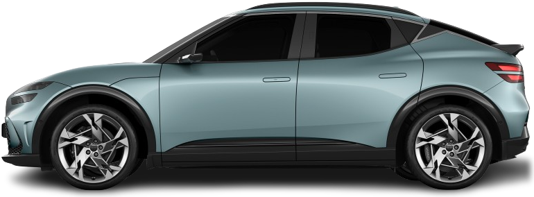 Side view photo of Genesis GV60 Performance AWD (2022-2025) on transparent background