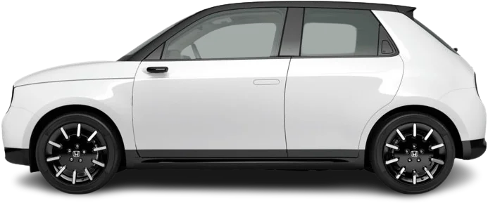 Side view photo of Honda e Advance (2020-2023) on transparent background