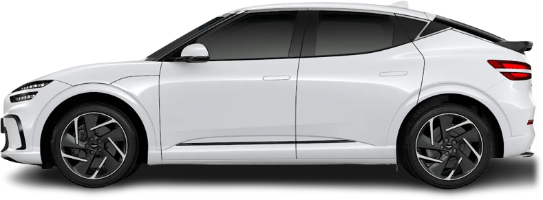 Side view photo of Genesis GV60 Standard RWD (2025-…) on transparent background