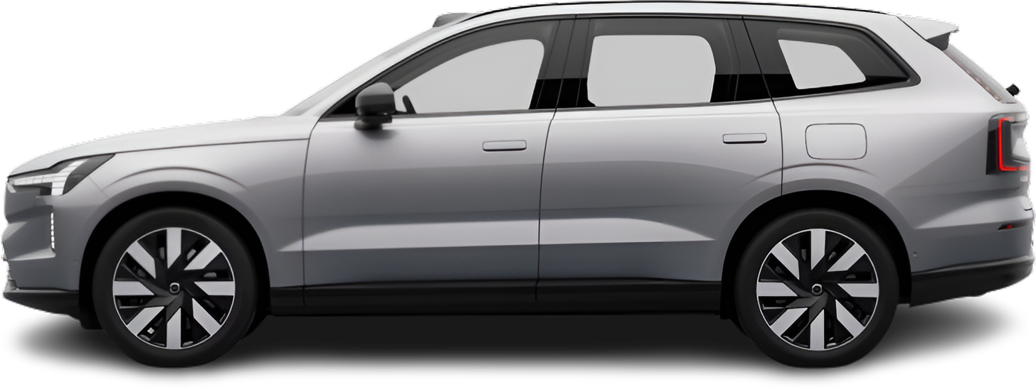 Side view photo of Volvo EX90 Twin Motor (2024-…) on transparent background