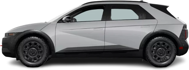Side view photo of Hyundai Ioniq 5 XRT (2025-...) on transparent background