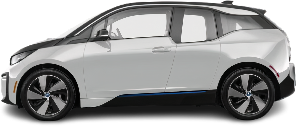 Side view photo of BMW i3 BEV 60 Ah (2013-2017) on transparent background