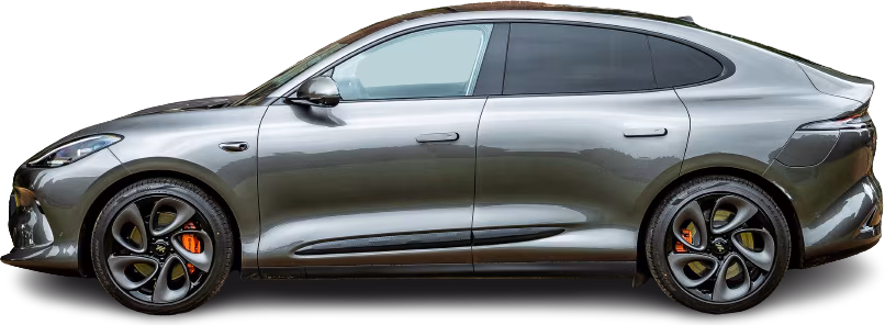 Side view photo of MG IM6 Performance (2025-...) on transparent background