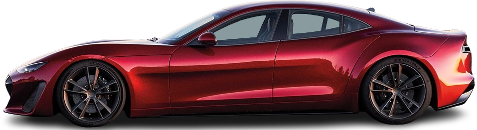 Side view photo of Drako Motors GTE First Edition (2020-…) on transparent background