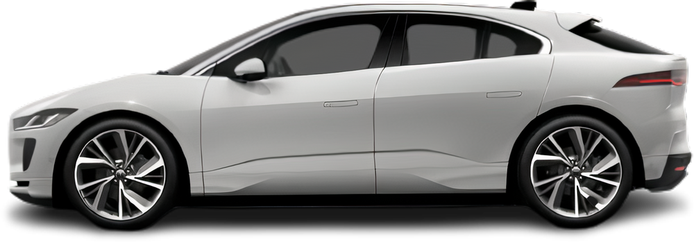 Side view photo of Jaguar I-Pace EV400 (2020-2024) on transparent background