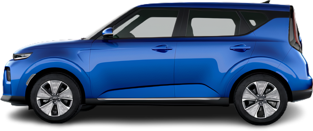 Side view photo of Kia Soul EV Standard Range (2020-…) on transparent background