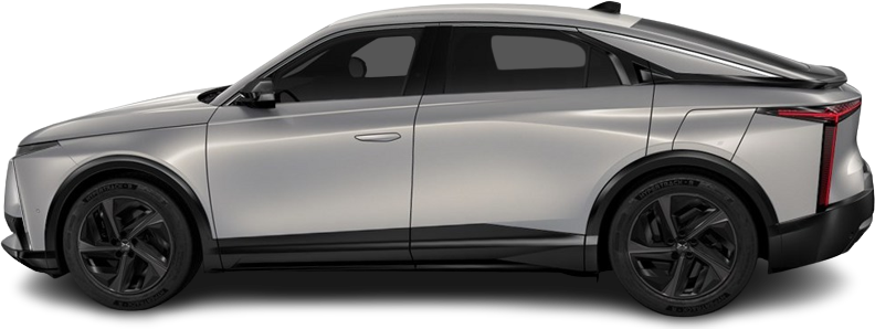 Side view photo of DS 8 FWD (2025-...) on transparent background