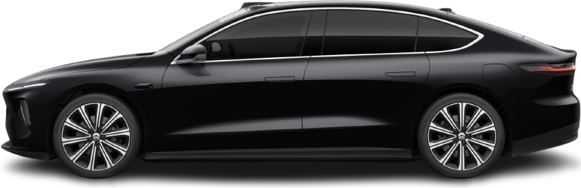 Side view photo of NIO ET7 Long Range (2022-…) on transparent background