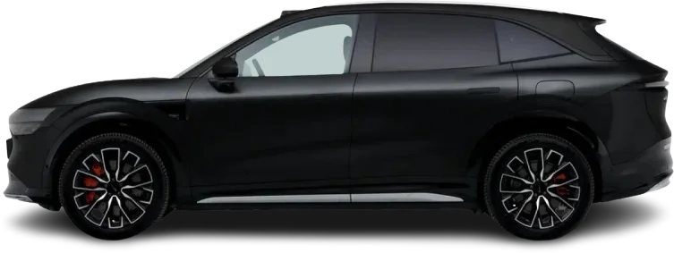 Side view photo of Zeekr 7X Long Range RWD (2025-...) on transparent background