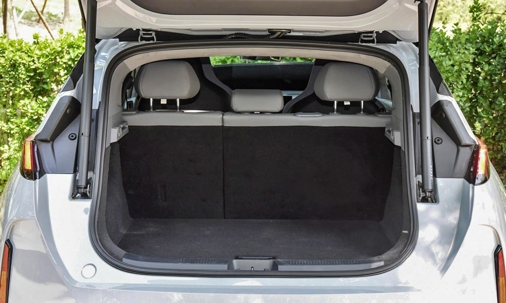 Zeekr X Privilege AWD (2023-…) trunk, boot, seats up, seats upright, cargo space, cargo volume, cargo capacity, storage
