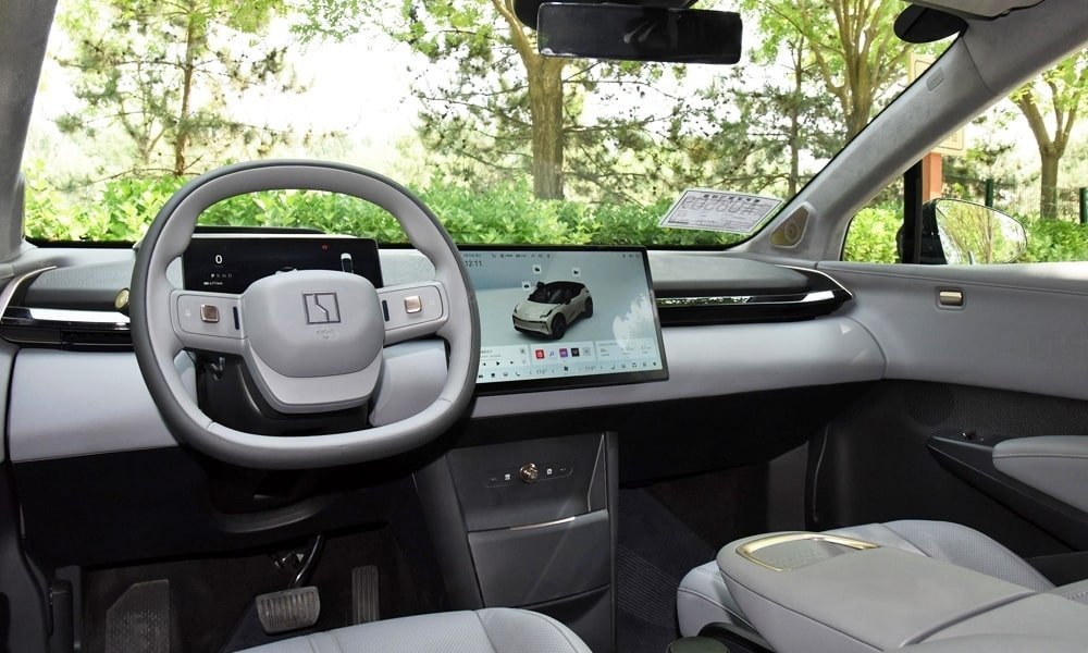 Zeekr X Privilege AWD (2023-…) interior, front seat, driver seat, dashboard, steering wheel, infotainment, cockpit