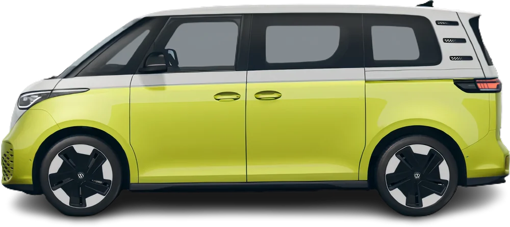 Side view photo of Volkswagen ID.Buzz Pro (2022-2024) on transparent background