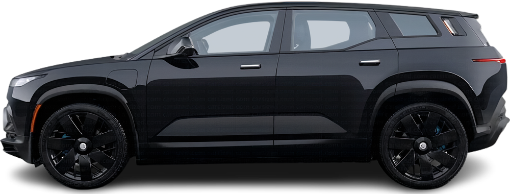 Side view photo of Fisker Ocean Ultra (2023-2024) on transparent background