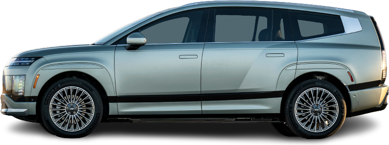 Side view photo of Hyundai Ioniq 9 Performance AWD (2025-…) on transparent background