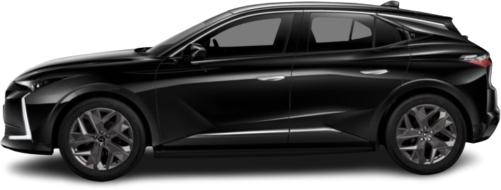 Side view photo of DS 4 E-Tense (2025-…) on transparent background