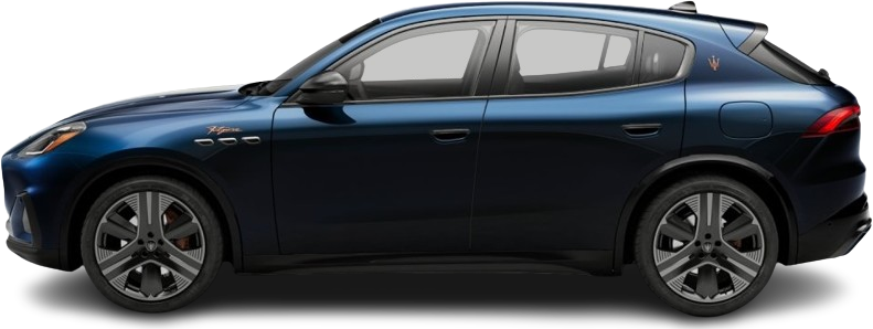 Side view photo of Maserati Grecale Folgore (2024-…) on transparent background
