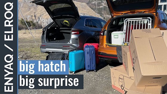 Video: Skoda ELROQ vs. ENYAQ: Trunk & Cargo Test – What's the difference between both?