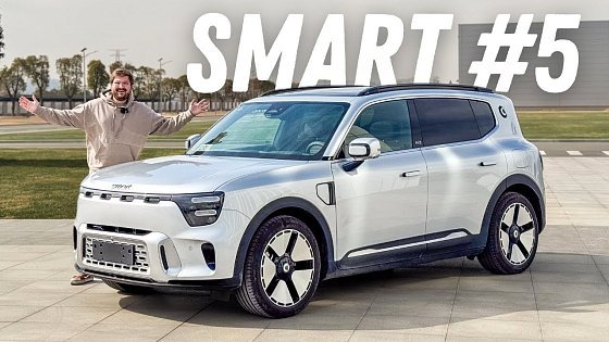 Video: I Drive The New Smart #5 For The First Time! 100kWh Battery w/ Up To 645hp & 400kW Charging