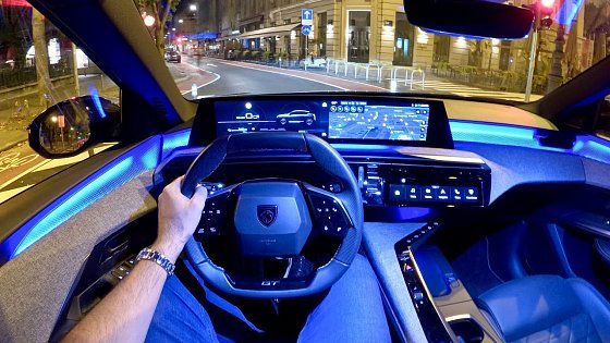 Video: New PEUGEOT 3008 2024 - NIGHT POV test drive (PURE DRIVING, amazing AMBIENT lights) E-3008