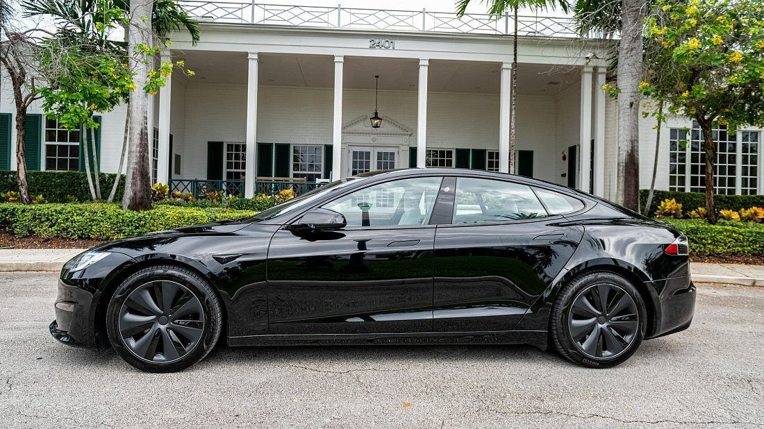 Tesla Model S Dual Motor (2021-…) side profile, silhouette, doors, wheels, exterior