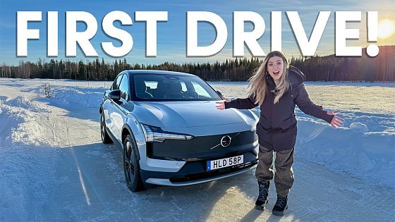 Video: I drove on a frozen lake and got towed out! | Volvo EX30 Cross Country
