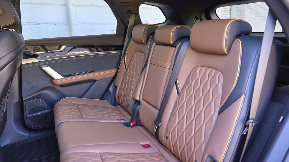 BYD Tang Flagship (2022-2024) rear seats, back seats, passenger seats, legroom, headroom, interior