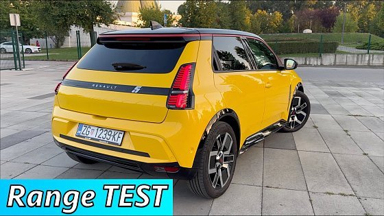 Video: Renault 5 E-Tech 150 HP 52 kWh ? (How far can you drive on highway?)