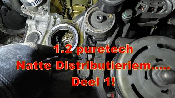 Video: 1.2 Puretech. Natte Distributieriem ??in de Motorolie??na weer 50000 KM. De Uitbouw.
