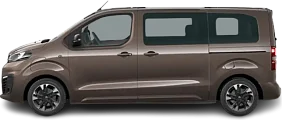 Photo Opel Zafira Electric Life M 50 kWh (2020-2024) side view, tranparent background