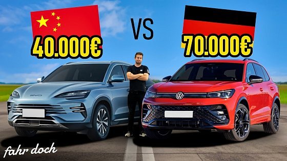 Video: Verliert Deutschland gegen China? VW TIGUAN vs BYD SEAL U DM-I | Fahr doch