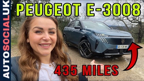 Video: Longest range electric family car - Peugeot e-3008 Review UK 4K