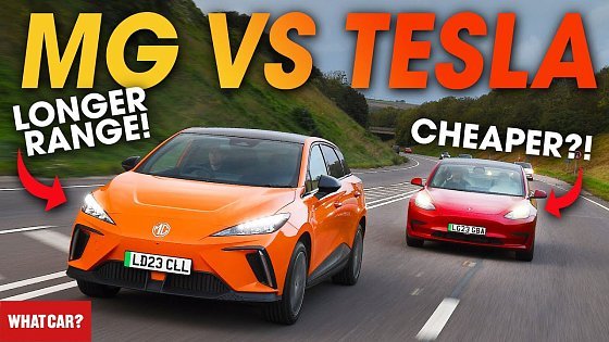 Video: NEW MG4 Extended Range vs Tesla Model 3 review! – is Tesla REALLY best?? | What Car?