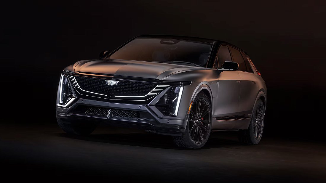 Cadillac Lyriq V (2025-…) front fascia, grille, headlights, bumper, exterior