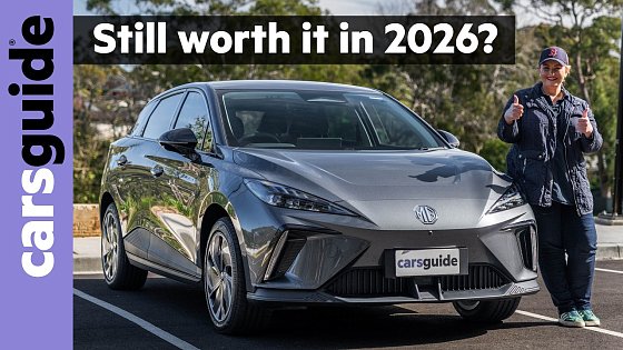 Video: MG MG4 EV 2026 review Australia: Sporty hatchback gets major update to better rival BYD Dolphin EV