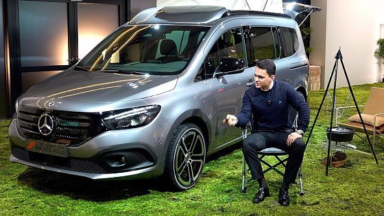 Video: NEW Mercedes Benz Marco Polo - EQT Compact V Class Camper Van Full Concept Review