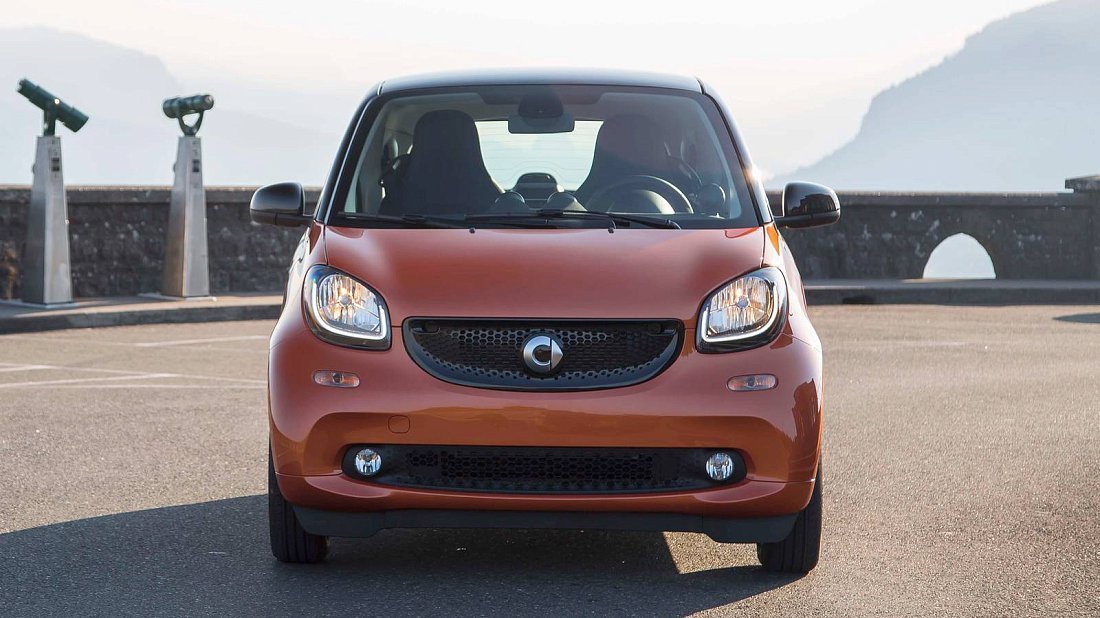 Smart EQ fortwo coupe (2017-2019) front fascia photo, grille, headlights, bumper, exterior