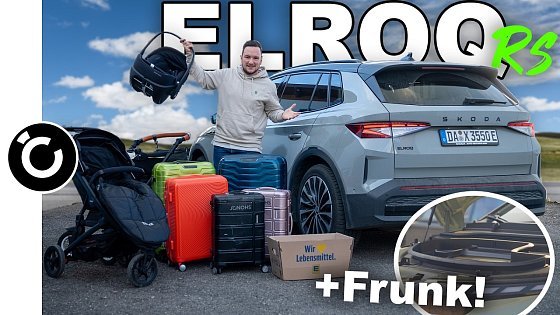Video: Skoda ELROQ RS Alltagstest - reicht der "kleine" ENYAQ? in unter 12min