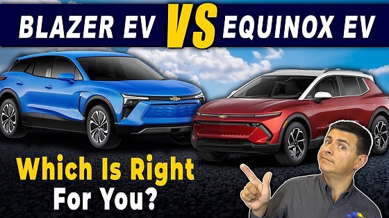Video: 2026 Chevy Equinox VS Blazer EV | Chevy's EV Vision Comes In Two Sizes: Roomy & Huge.