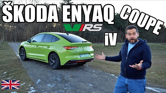 Video: Skoda Enyaq Coupe RS iV - Color Before Badge (ENG) - Test Drive and Review