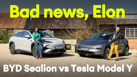 Video: SHOOTOUT: 2025 TESLA MODEL Y vs BYD SEALION 7 vs: Has BYD built a better car?