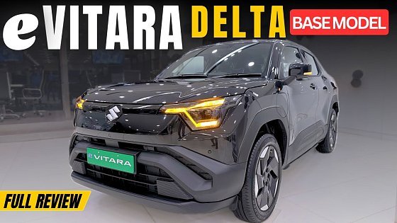 Video: Maruti Suzuki eVitara Delta Base Model | This is all you Need in EV?
