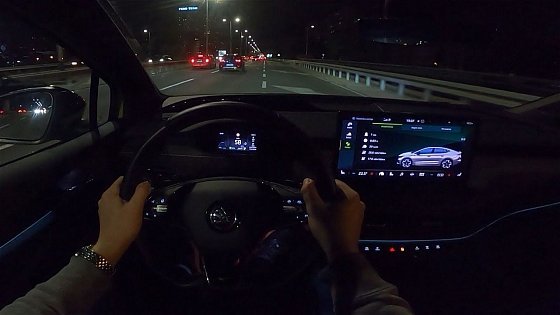 Video: 2023 Skoda ENYAQ RS Coupe [299 HP] Night POV test (amazing LED lights) CARiNIK