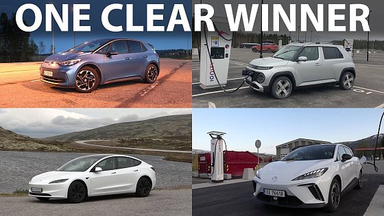 Video: VW ID3 Pure vs Inster, MG4 and Model 3 SR+ charging battle
