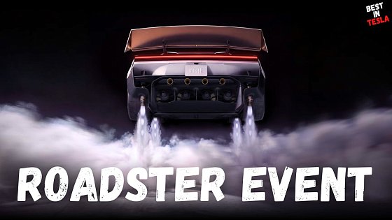 Video: Full Tesla Roadster event ?