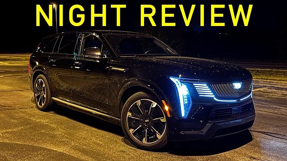 Video: ULTRA LUXURY LIGHTS! -- 2026 Cadillac Escalade IQ at NIGHT! (Headlights, Exterior & Interior)