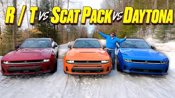 Video: Compared: 2026 AWD Charger R/T vs Scat Pack vs Daytona — And Yes, You CAN Still Do a Burnout!