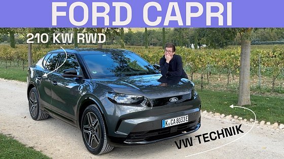 Video: ? 2025 Ford Capri (210 kW RWD): Wo ist die Verbindung zum Original? - Autophorie