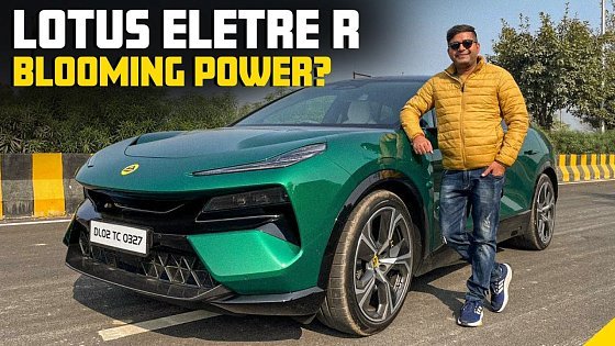 Video: Lotus Eletre R: Electric Hyper-SUV | Speed, Power, Features &amp; More | Detailed Drive Review