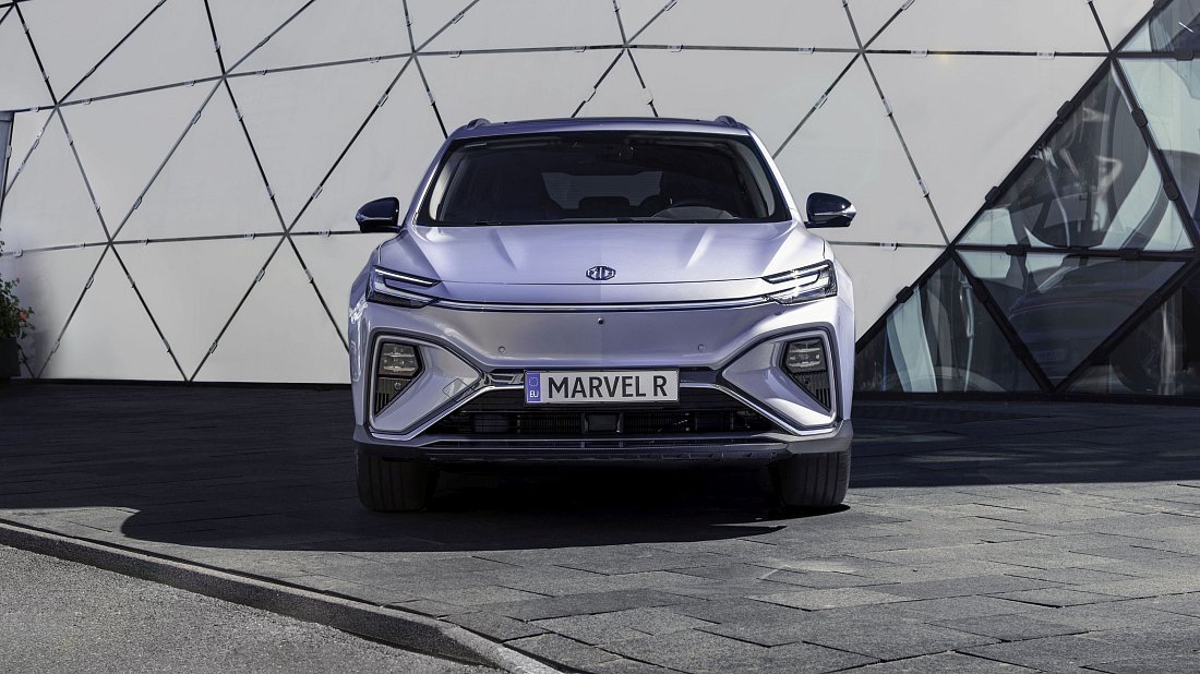MG Marvel R (2021-…) front fascia, grille, headlights, bumper, exterior